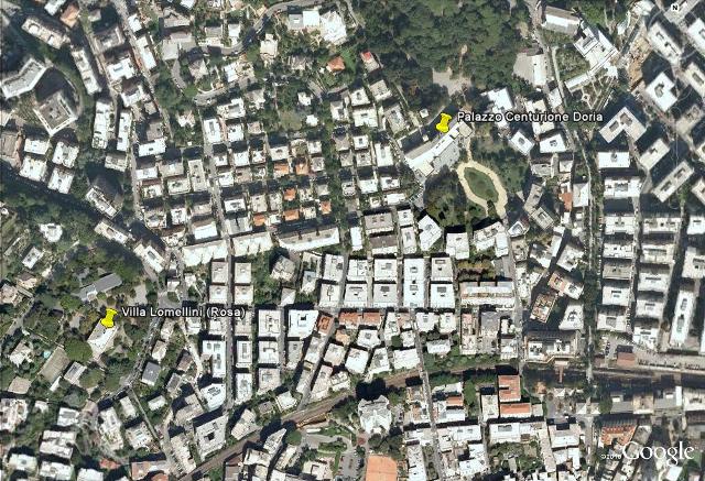 Mappa da Villa Doria a Villa Rosa