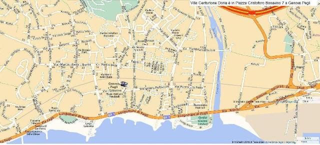 mappa di Pegli