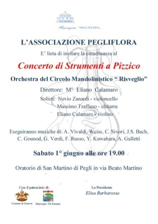 Locandina Concerto Pegliflora