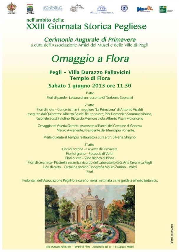 Volantino per Omaggio a Flora